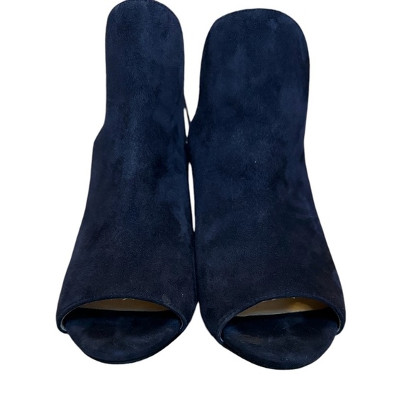 Cole Haan Navy Suede Leather Platform‎ Booties | Women’s Size 6 - Picture 4 of 10